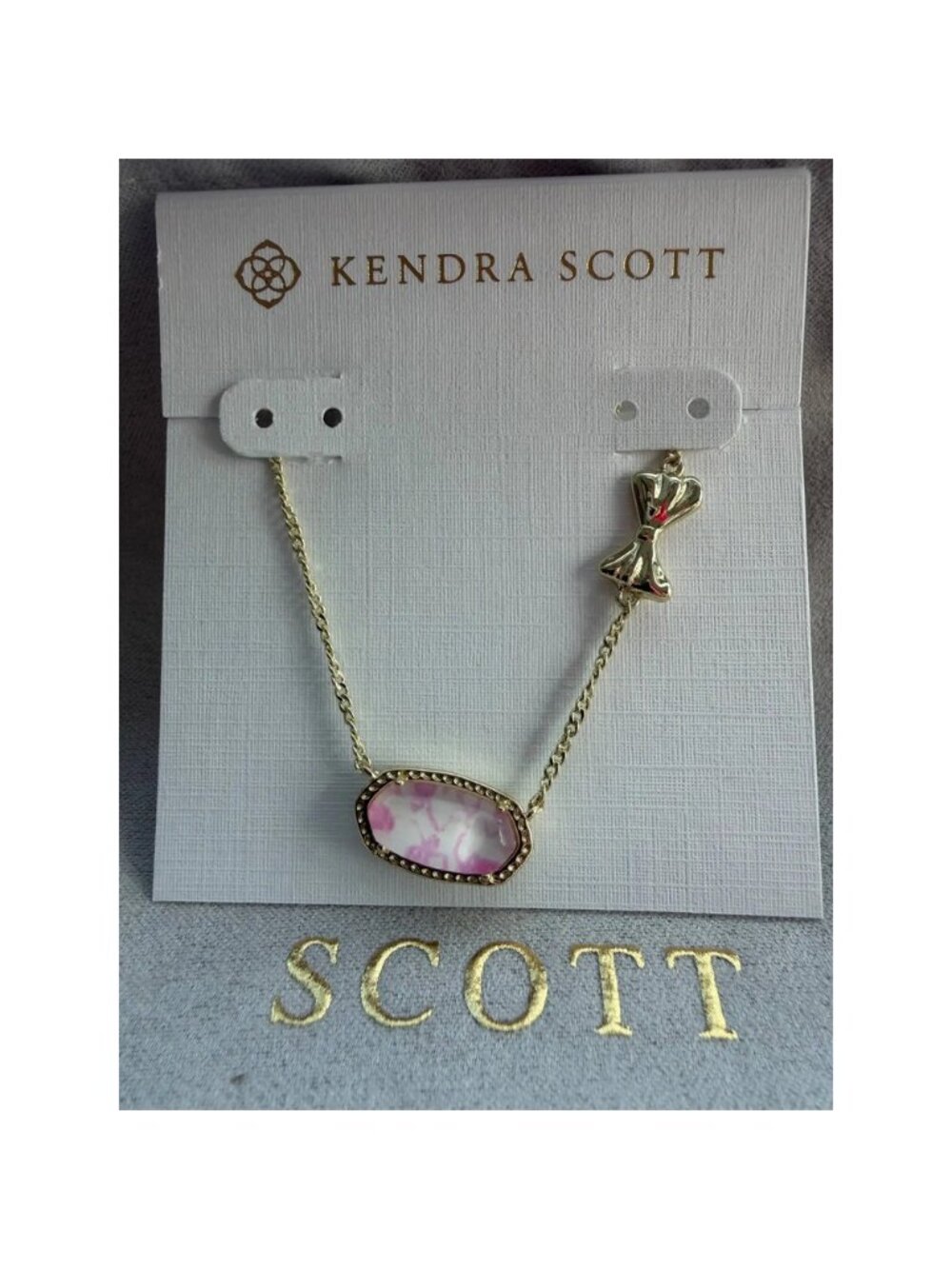 Kendra Scott Pink Pendant Necklace